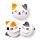 Relaxeazzz Travel Pillow & Eye Mask - Adoramals Lola the Cat