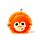 Relaxeazzz Travel Pillow & Eye Mask - Adoramals Orangutan