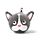 Relaxeazzz Travel Pillow & Eye Mask - French Bulldog