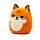 Squidglys Plush Toy - Finnick the Fox Adoramals Forest