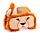 Relaxeazzz Travel Pillow & Eye Mask - Lion