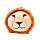 Relaxeazzz Travel Pillow & Eye Mask - Lion
