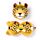 Relaxeazzz Travel Pillow & Eye Mask - Leopard