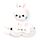 Relaxeazzz Travel Pillow & Eye Mask - Frances the Rabbit