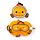 Relaxeazzz Travel Pillow & Eye Mask - Finley the Clown Fish