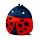 Squidglys Plush Toy - Adorabugs Tilly the Ladybug