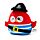 Squidglys Plush Toy - Jolly Rogers Pirates