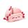 Relaxeazzz Travel Pillow & Eye Mask - Adoramals Maddie the Axolotl