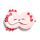 Relaxeazzz Travel Pillow & Eye Mask - Adoramals Maddie the Axolotl