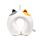 Relaxeazzz Plush Memory Foam Travel Pillow - Adoramals Lola the Cat