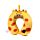 Relaxeazzz Plush Memory Foam Travel Pillow - Adoramals Raffi the Giraffe