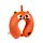 Relaxeazzz Plush Memory Foam Travel Pillow - Adoramals Ru the Red Panda