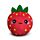 Squidglys Plush Toy - Foodiemals Elidi the Strawberry