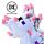 Relaxeazzz Travel Pillow & Eye Mask - Minecraft Axolotl