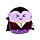 Squidglys Plush Toy - Spooky Dracula
