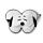 Peanuts Snoopy Plush Travel Pillow & Eye Mask