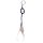 Dreamcatcher Keyring - Mini Feathers with Beads