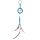 Dreamcatcher Keyring - Mini Feathers with Beads