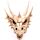 Decorative Fantasy Dragon Skull