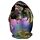 Hatching Egg Metallic Rainbow Dragon Figurine