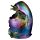Hatching Egg Metallic Rainbow Dragon Figurine