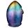 Hatching Egg Metallic Rainbow Dragon Figurine