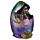Hatching Egg Metallic Rainbow Dragon Figurine