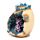 Tea Light Candle Holder - Elements Baby Dragon Crystal Egg Cave