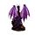 Enchanted Nightmare Dragon - Amethyst Spirit of the Forest Skull