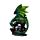 Enchanted Nightmare Dragon - Emerald Spirit of the Forest Skull