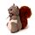 Plush Door Stop - Squirrel in Bowtie