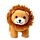 Plush Door Stop - Lion with Mane