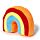 Plush Door Stop - Rainbow