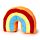 Plush Door Stop - Rainbow
