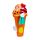 Hand Operated Hand Fan - Ice Cream