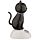 Collectable Lucky Black Cat Solar Powered Pal