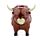 Collectable Highland Coo Cow Solar Powered Pal
