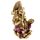Decorative Gold and Red 16cm Ganesh Statue