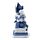 Decorative White & Blue Thai Buddha - Meditation
