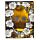 Gift Bag (Large) - Metallic Skulls and Roses