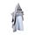 Kids Hooded Towel - Adoramals Archie the Shark