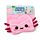 Kids Hooded Towel - Adoramals Maddie the Axolotl