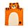 Kids Hooded Towel - Adoramals Alfie the Tiger