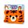 Kids Hooded Towel - Adoramals Alfie the Tiger