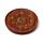 Decorative Sheesham Wood Round Ashcatcher Moon and Stars