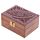 Decorative Sheesham Wood Carved Compartment Box Medium