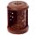 Carved Sheesham Wood Incense Holder with Sliding Door