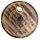 Mango Wood Round Hamsa Ashcatcher Incense Sticks & Cones Burner