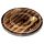 Mango Wood Round Hamsa Ashcatcher Incense Sticks & Cones Burner
