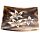 Mango Wood Square Carved Flowers Ashcatcher Incense Sticks Burner